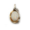 Pendentif Pendentif en or jaune 750‰, opale et diamants 58 Facettes 1128