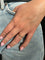 Bague 49 Demi-alliance - Bague en or jaune 750‰ et diamants 58 Facettes 1124