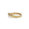 Bague 49 Demi-alliance - Bague en or jaune 750‰ et diamants 58 Facettes 1124