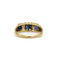 Bague 47 Bague en or jaune 750‰ sertie de saphirs et diamants 58 Facettes 1122