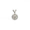 Pendentif Pendentif en or blanc 750‰ et diamants 58 Facettes 1141