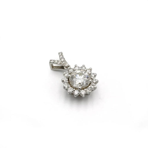 Pendentif Pendentif en or blanc 750‰ et diamants 58 Facettes 1141