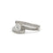 Bague 55 Bague en or blanc 18 carats et diamants 58 Facettes 1130