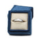 Bague 55 Bague en or blanc 750‰ et diamants 58 Facettes 1144