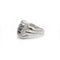 Bague 54 Bague en or blanc 750‰ avec saphirs et diamants 58 Facettes 1143