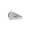 Bague 54 Bague en or blanc 750‰ avec saphirs et diamants 58 Facettes 1143