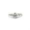 Bague 52 Bague solitaire en or blanc 750‰ et diamants 58 Facettes 1135
