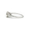 Bague 52 Bague solitaire en or blanc 750‰ et diamants 58 Facettes 1135