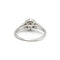 Bague 52 Bague solitaire en or blanc 750‰ et diamants 58 Facettes 1135