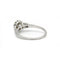 Bague 52 Bague solitaire en or blanc 750‰ et diamants 58 Facettes 1135