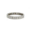 Bague 53 Alliance - Bague en platine 950 sertie de diamants 58 Facettes 1156