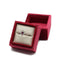 Bague 54 Marguerite - Bague en or blanc 750‰, rubis et diamants 58 Facettes 1133