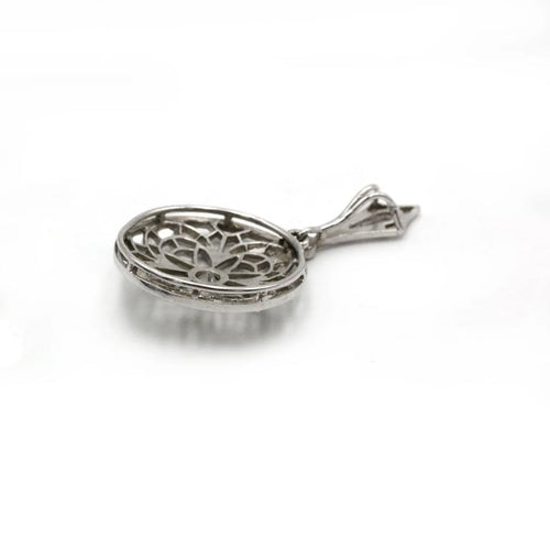 Pendentif Pendentif Art déco en platine et diamants 58 Facettes 1154