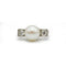 Bague 52 Bague Art déco en platine 950 sertie de diamants et perle 58 Facettes 1151