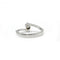 Bague 54 Solitaire - Bague en or blanc et diamant taille brillant 0,28 ct 58 Facettes 1147