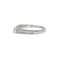 Bague 57 Bague solitaire en or blanc 750‰ et diamants 58 Facettes 1148