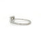 Bague 51 Bague en or blanc et diamants 58 Facettes 1146