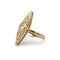 Bague 50 Bague marquise en or jaune 750‰ et diamants taille ancienne 58 Facettes 1188