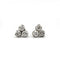 Boucles d'oreilles Boucles d’oreilles en or blanc 750‰ et diamants 58 Facettes 1170