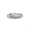 Bague 52 Bague en or blanc 750‰ sertie de diamants 58 Facettes 1162
