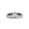 Bague 52 Bague en or blanc 750‰ sertie de diamants 58 Facettes 1162