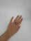 Bague 55 Bague en or jaune 750‰ sertie de saphirs roses et diamants 58 Facettes 1214