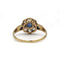 Bague 58 Bague marguerite - Saphir et diamants en or jaune 750‰ 58 Facettes 1222
