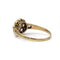 Bague 58 Bague marguerite - Saphir et diamants en or jaune 750‰ 58 Facettes 1222
