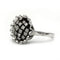 Bague 56 Bague en or blanc 750‰ sertie de diamants 58 Facettes 1088-1