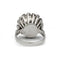 Bague 56 Bague en or blanc 750‰ sertie de diamants 58 Facettes 1088-1