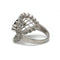 Bague 55 Bague dentelle en or blanc 750‰ avec saphir et diamants 58 Facettes 1189