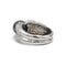Bague 59 Bague en or blanc 750 avec diamants env. 3 ct et perle de Tahiti 58 Facettes 1237