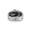 Bague 59 Bague en or blanc 750 avec diamants env. 3 ct et perle de Tahiti 58 Facettes 1237