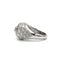 Bague 51 Bague Art déco des années 50 en platine, diamants et rubis calibrés 58 Facettes 1226