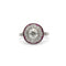 Bague 56 Bague Art déco en or 750 et platine, diamants et rubis (années 1920) 58 Facettes 1227