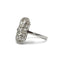 Bague 53 Art déco - Bague en platine avec diamants taille ancienne 58 Facettes 1229