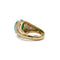 Bague 50 Bague en or jaune 750 avec diamants et émeraude colombienne cabochon 58 Facettes 1231