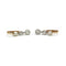 Boucles d'oreilles Boucles d'oreilles en or rose 750 avec diamants et perles 58 Facettes 1247