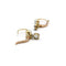 Boucles d'oreilles Boucles d'oreilles en or rose 750 avec diamants et perles 58 Facettes 1247