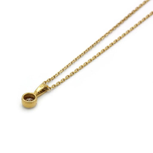 Collier Collier - Diamant 0,50 ct en or jaune 750 58 Facettes 1244