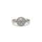 Bague 52 Bague boule à facettes en or blanc 750 et diamants 58 Facettes 1246
