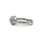 Bague 52 Bague boule à facettes en or blanc 750 et diamants 58 Facettes 1246