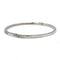 Bracelet Bracelet jonc rigide en or blanc 750 et diamants 58 Facettes 1243