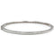Bracelet Bracelet jonc rigide en or blanc 750 et diamants 58 Facettes 1243
