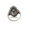 Bague 48 Bague Art déco en platine avec diamants et saphirs 58 Facettes 1171