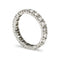 Bague 51 Alliance tour complet en or 18K et diamants 1,90 ct 58 Facettes 1173