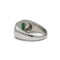 Bague 53 Bague Art déco en platine, émeraude et diamants 58 Facettes 1273