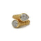 Bague 47 Boucheron Serpent Bohème - Bague en or jaune 750, platine et diamants 58 Facettes 1280