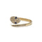 Bague 53 Bague serpent en or 585 avec diamants et saphir 58 Facettes 1290