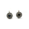 Boucles d'oreilles Boucles d'oreilles anciennes en or 750 avec diamants et saphirs 58 Facettes 1299